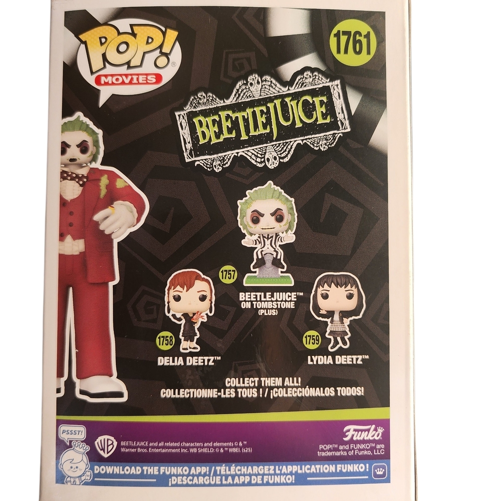 Beetlejuice Shrunken Head Funko Pop! #1761 🖤💚 - Picture 4 of 5
